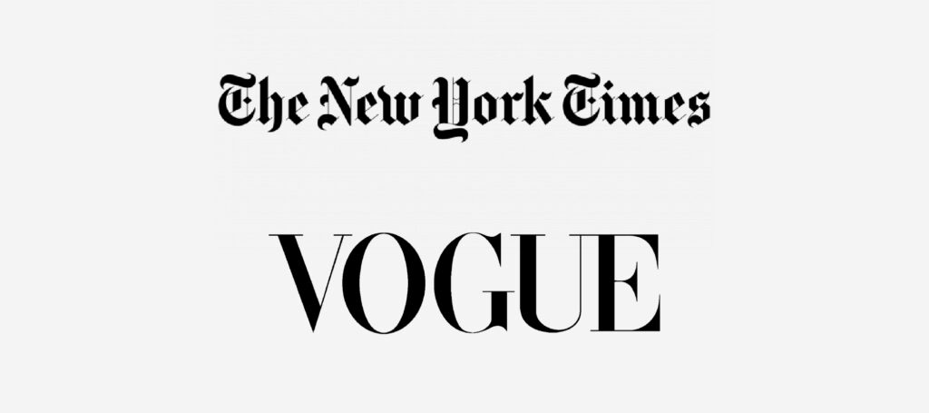 logos - the new york times - vogue